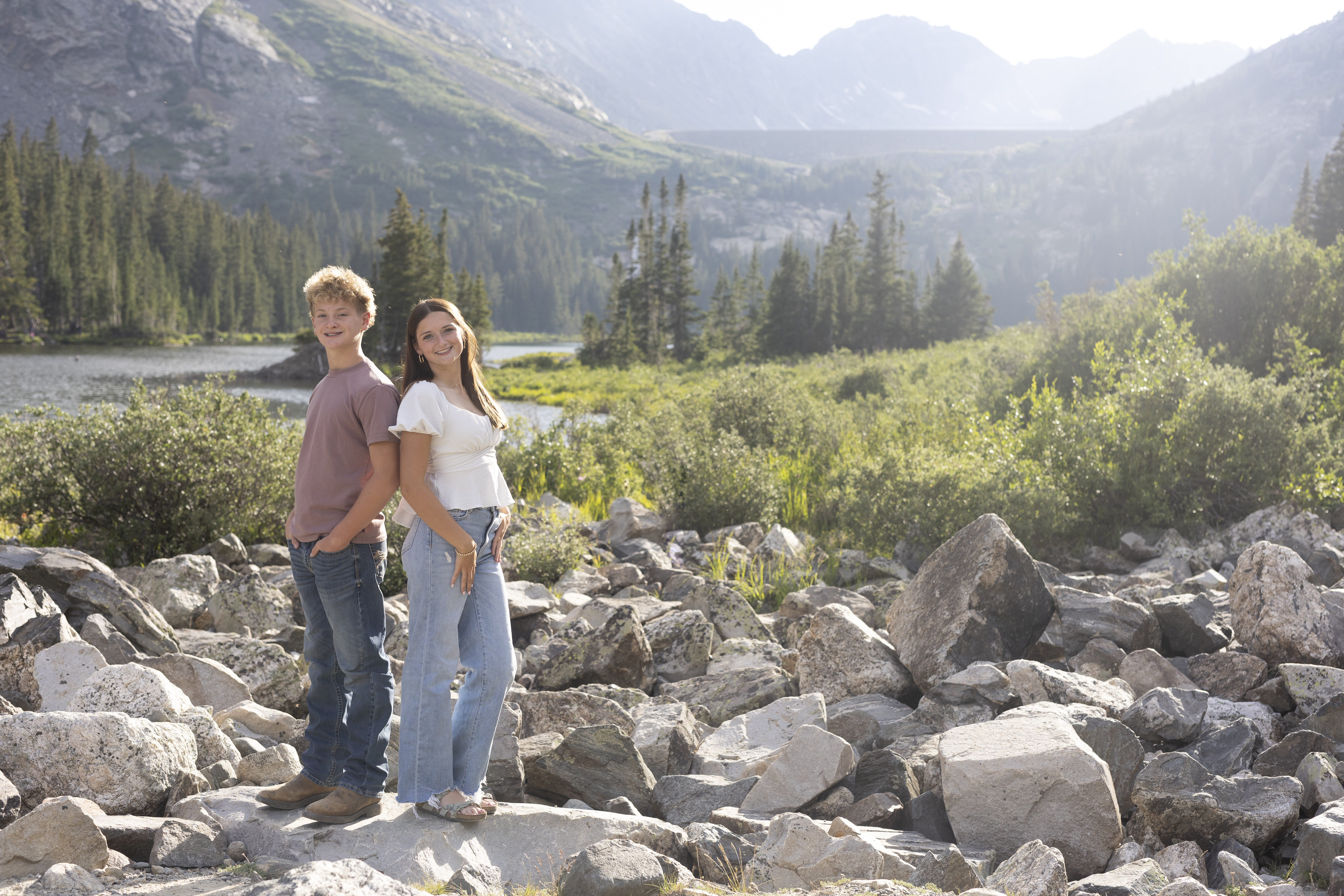 A family {Blue Lakes}
